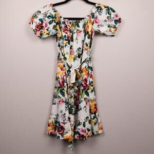 Speechless floral short sleeve dress-S